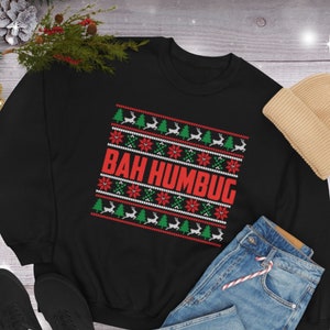 Scrooge christmas shop sweater
