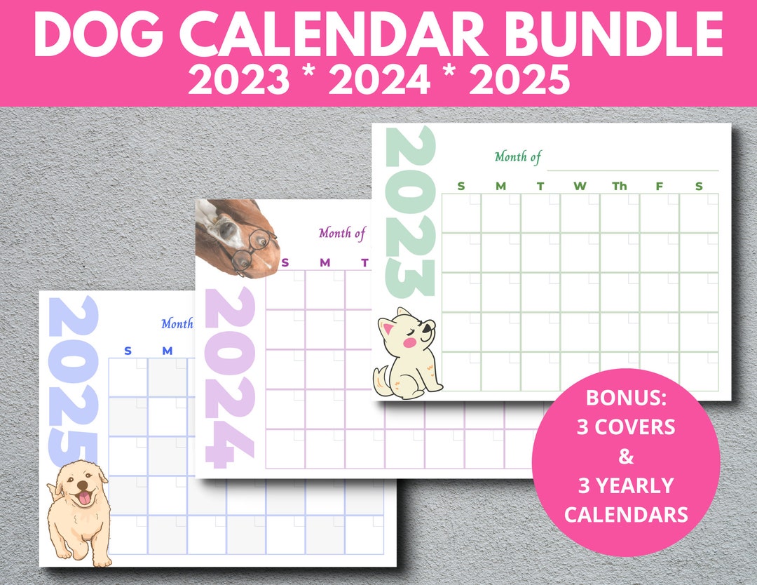 dog-calendar-bundle-2023-2024-2025-printable-blank-monthly-calendars-2023-2024-2025-dog-lover