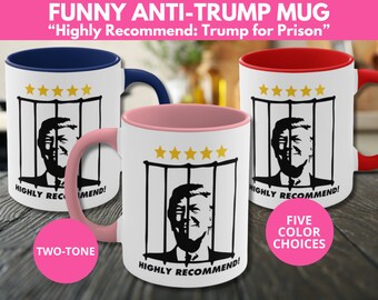 Funny Anti-Trump Mug, Anti Trump Mug, Political Humor Mug, Left Wing Gift, Pro Democracy Gift, Liberal Gift, Political Satire