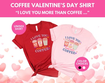 Coffee Valentine's Day Shirt, Retro Valentine's Day Shirt, Valentine's Coffee Cup, Family Valentine's Day, Galentine's Day Tee