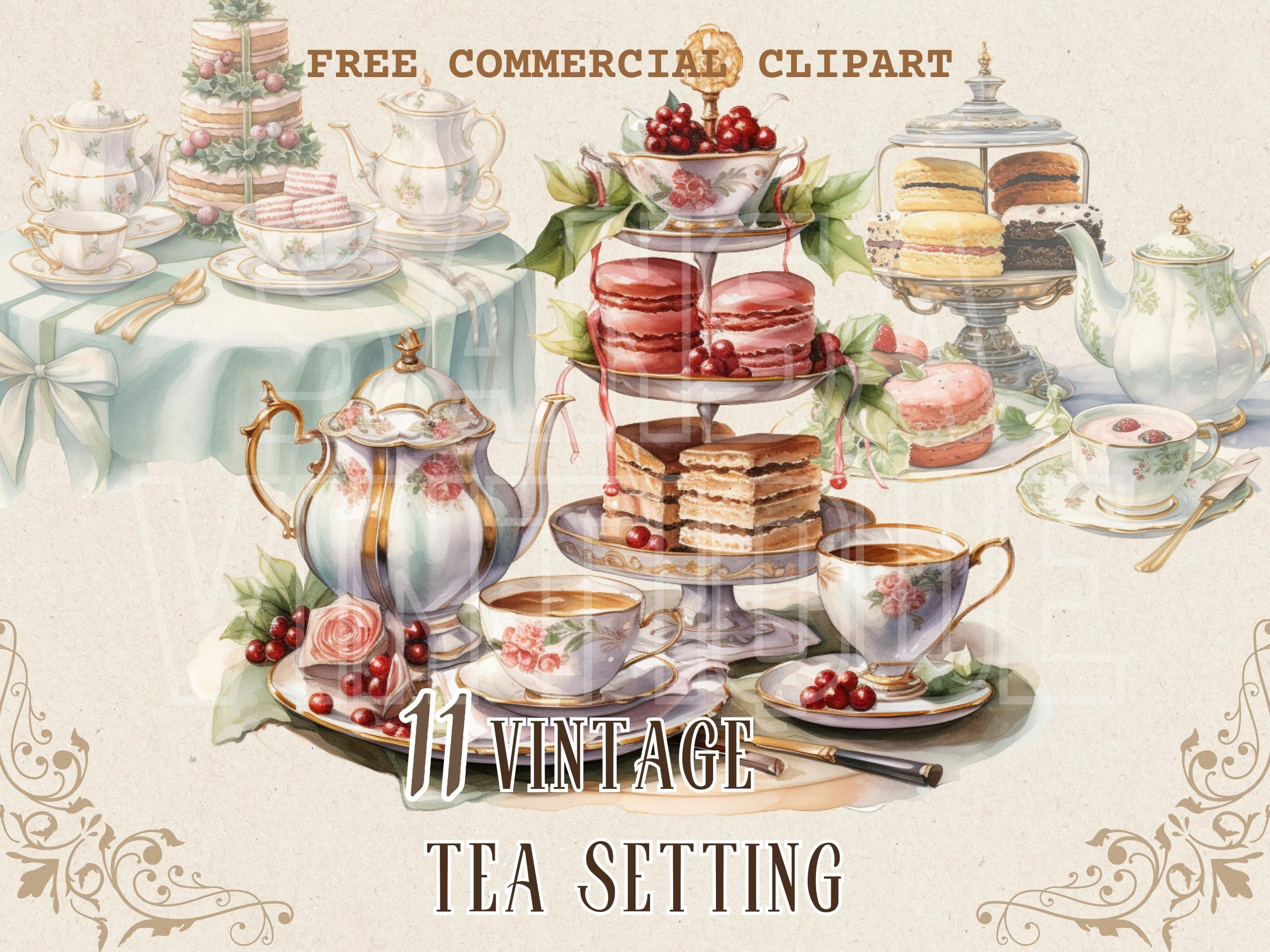 洋書 Vintage Tea Party 写真集３冊セット vintage tea set sold on Temu United States