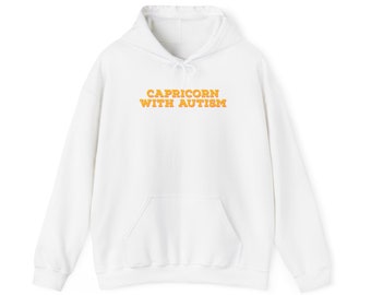 Capricorn with Autism Unisex Heavy Blend Hooded Sweatshirt