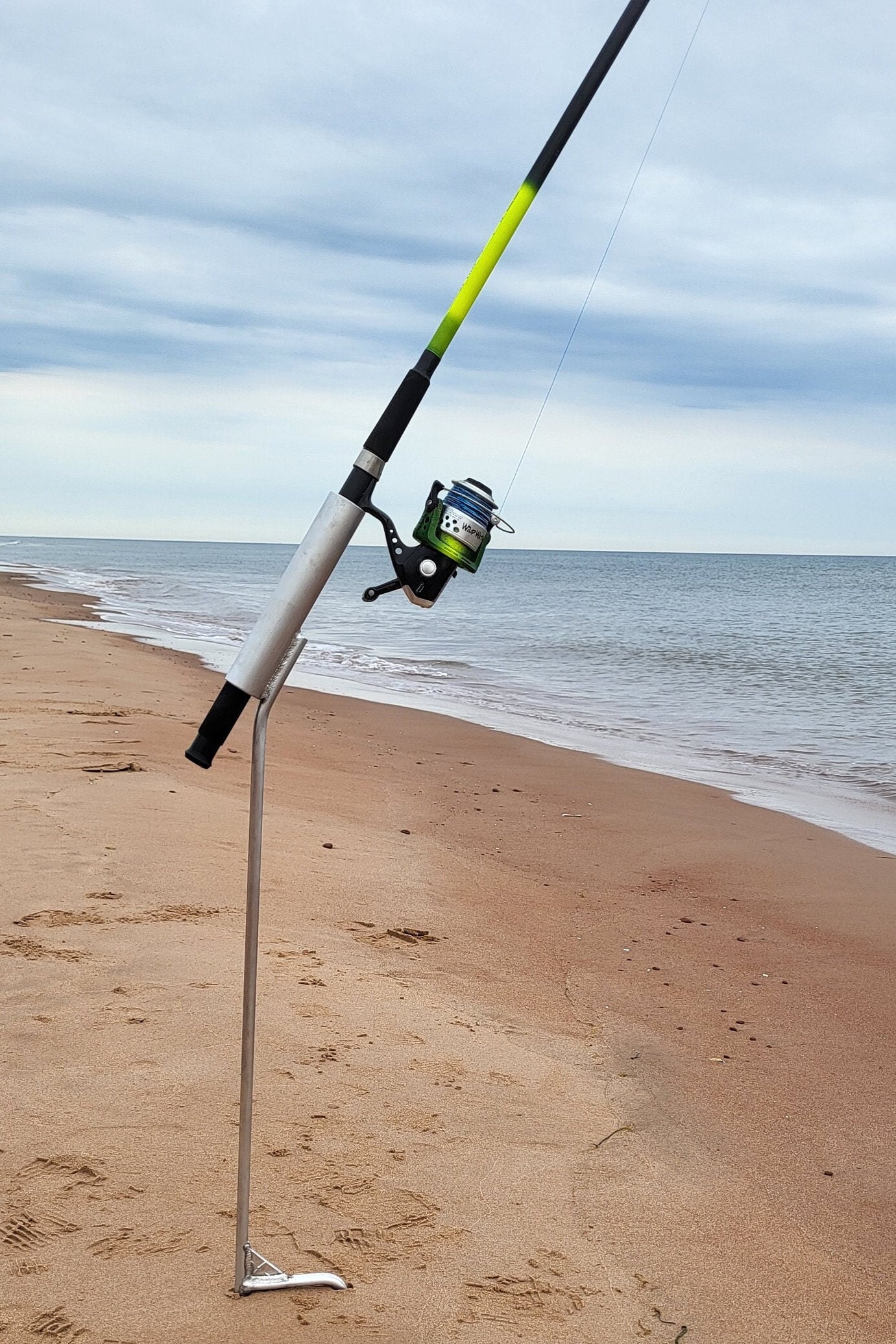Bank Rod Holder, Aluminum Fishing Pole Holder, Ground Spike Rod Holder,  Sand Spike Rod Holder, Bass Rod Holder, Beach Spike 
