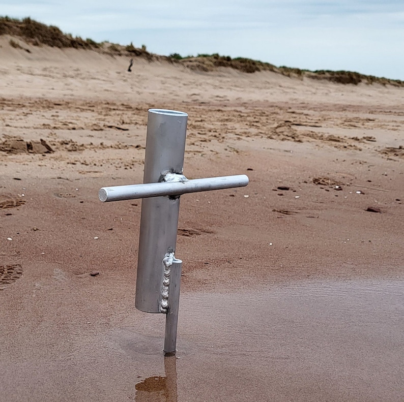 Bank Rod Holder, Aluminum Fishing Pole Holder, Ground Spike Rod Holder