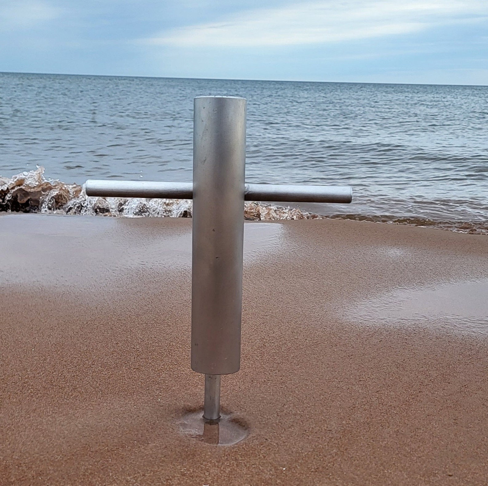 Bank Rod Holder, Aluminum Fishing Pole Holder, Ground Spike Rod Holder