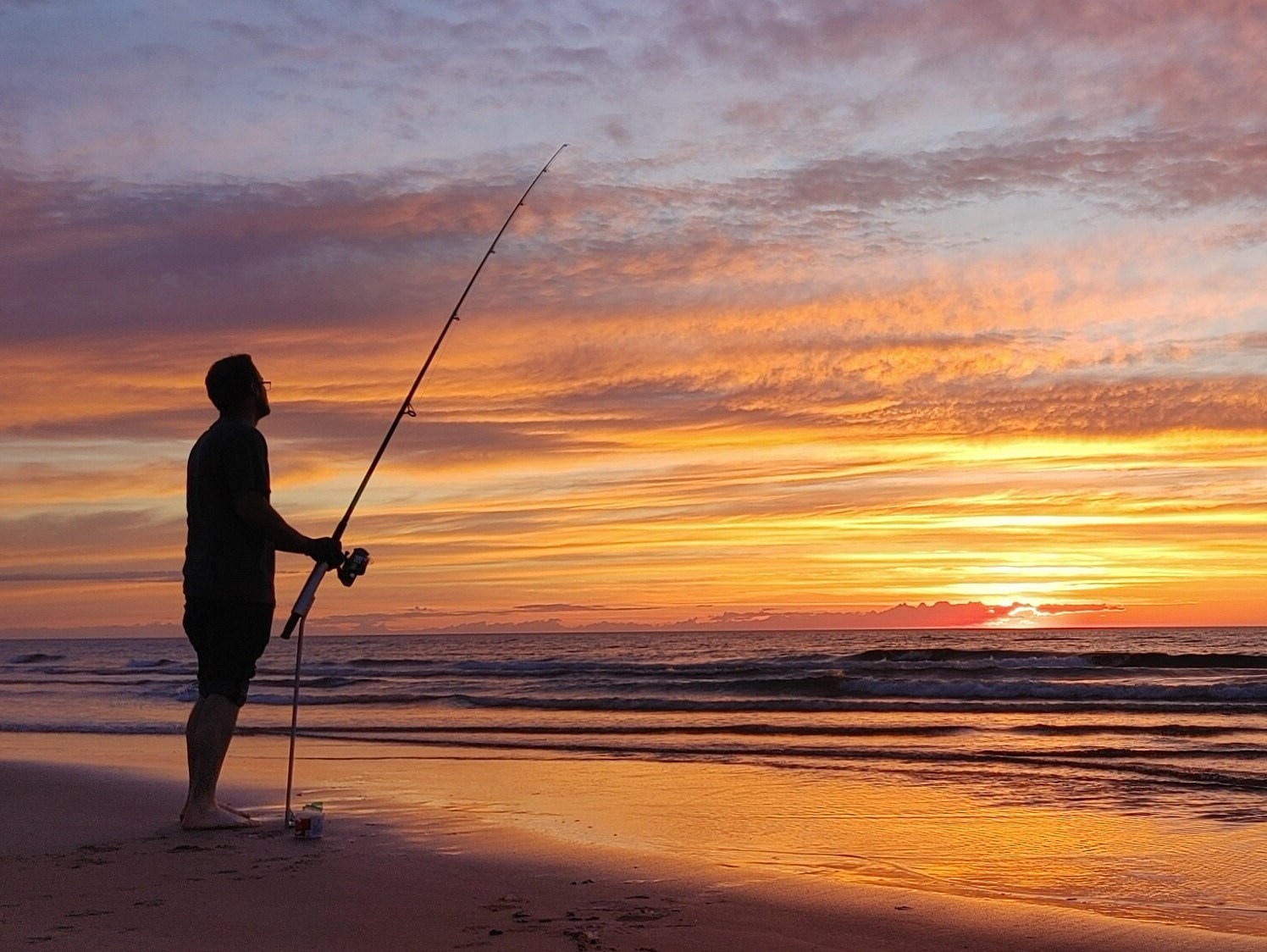 Bank Rod Holder, Aluminum Fishing Pole Holder, Ground Spike Rod Holder