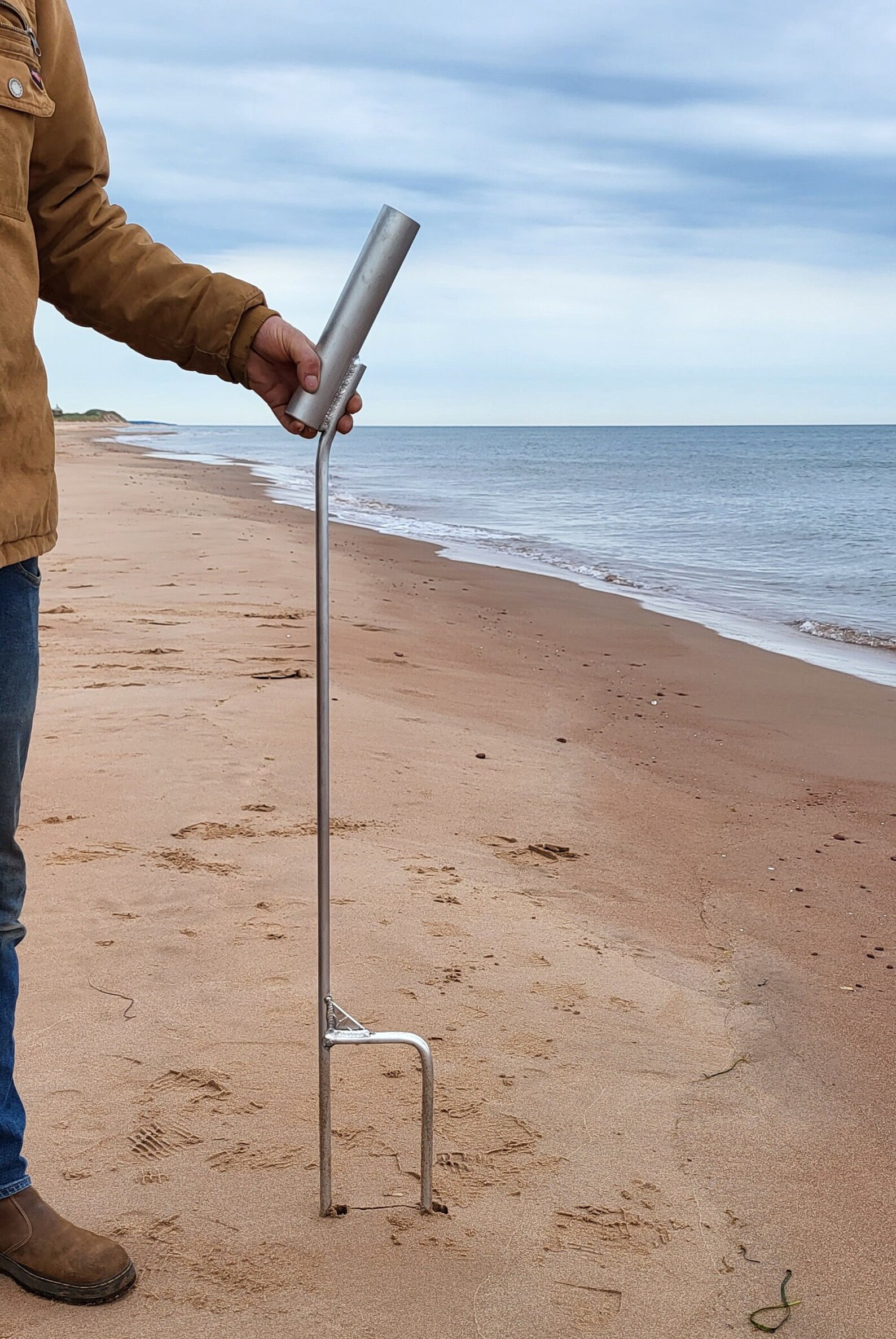 Bank Rod Holder, Aluminum Fishing Pole Holder, Ground Spike Rod Holder