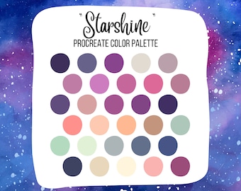 Starshine Galaxy Color Palette for Procreate (Digital Download)
