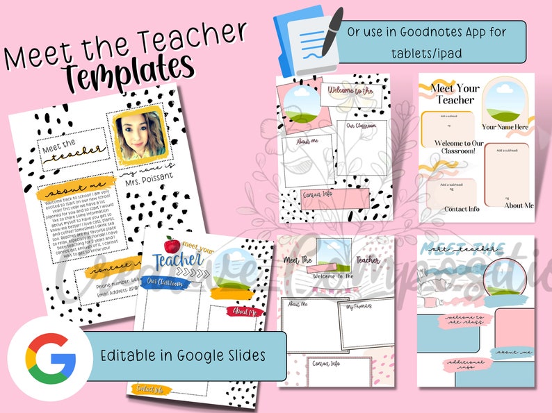 Editable Boho Meet the Teacher Template Editable Meet the Teacher Boho Editable Boho Meet the Teacher Template Editable Meet the Teacher Boho