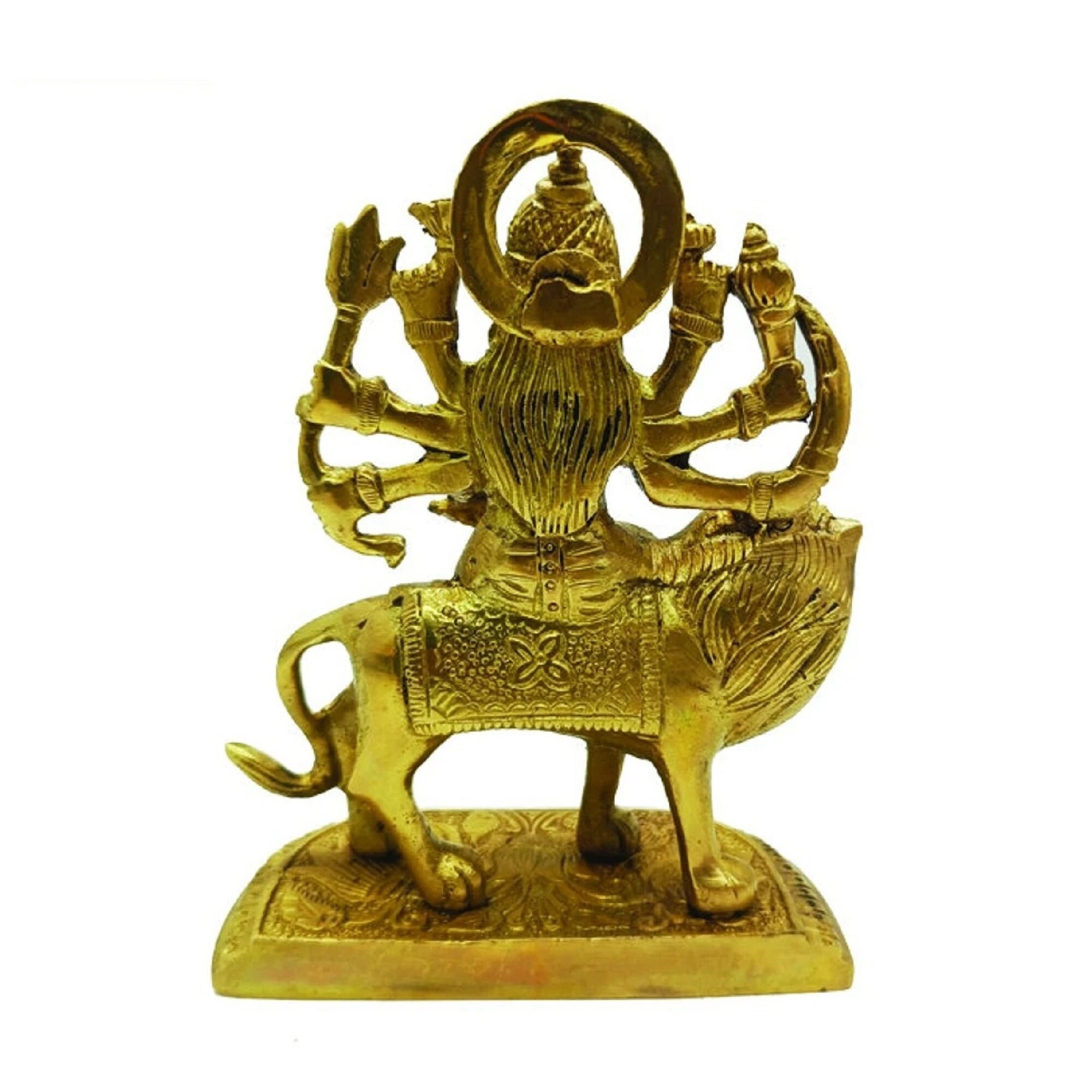 Brass Durga Maa Idol Durga Puja Gift Durga Statue Hindu Goddess of