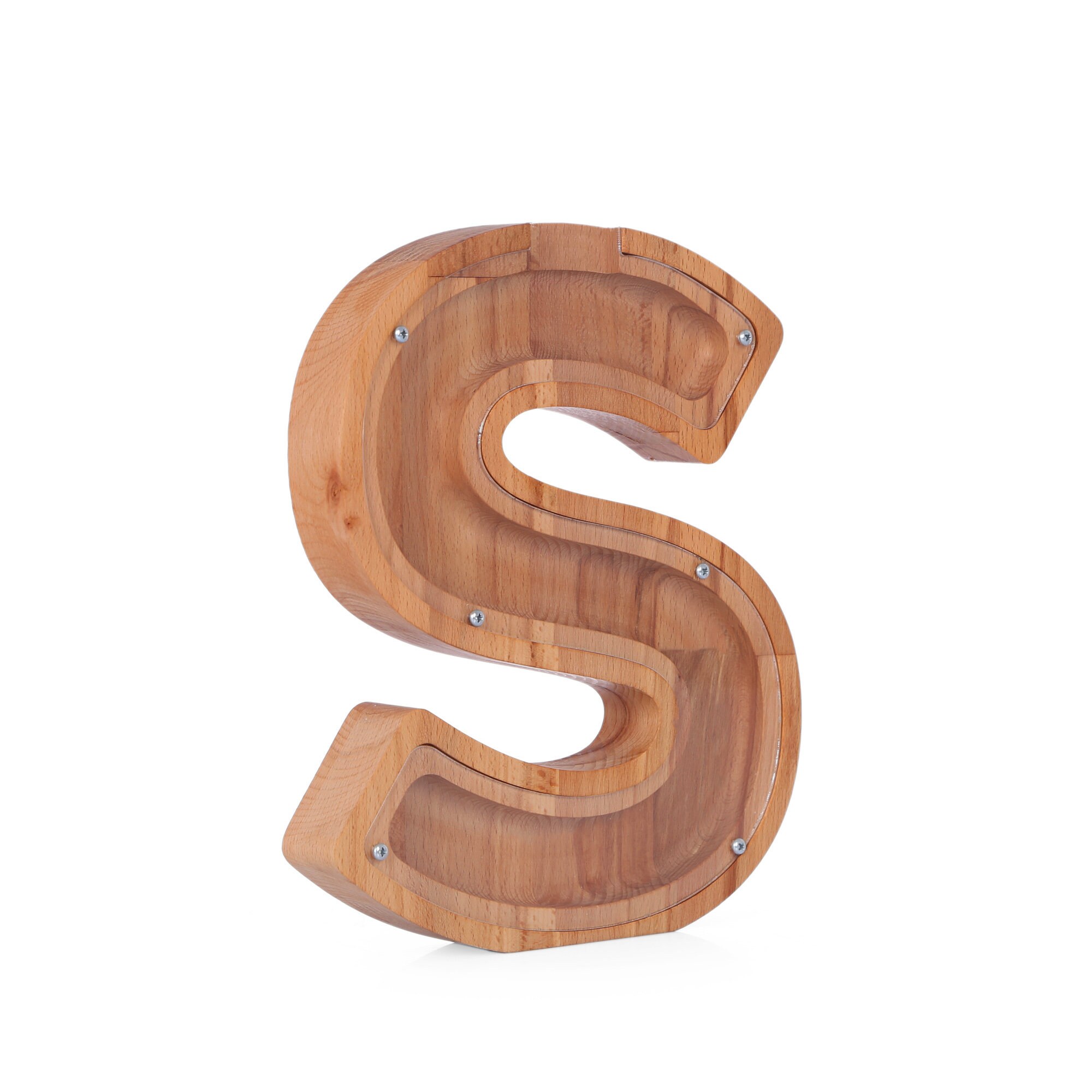 Wood Name Letter Piggy Bank Letter Coin Bank for Kidswooden Etsy Canada