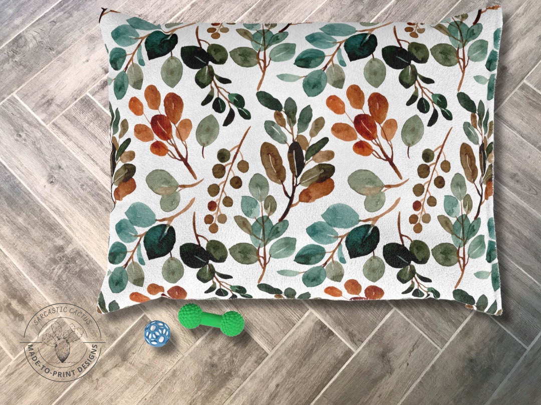Dog Bed Floral Dog Bed Floral Themed Pet Bed Etsy