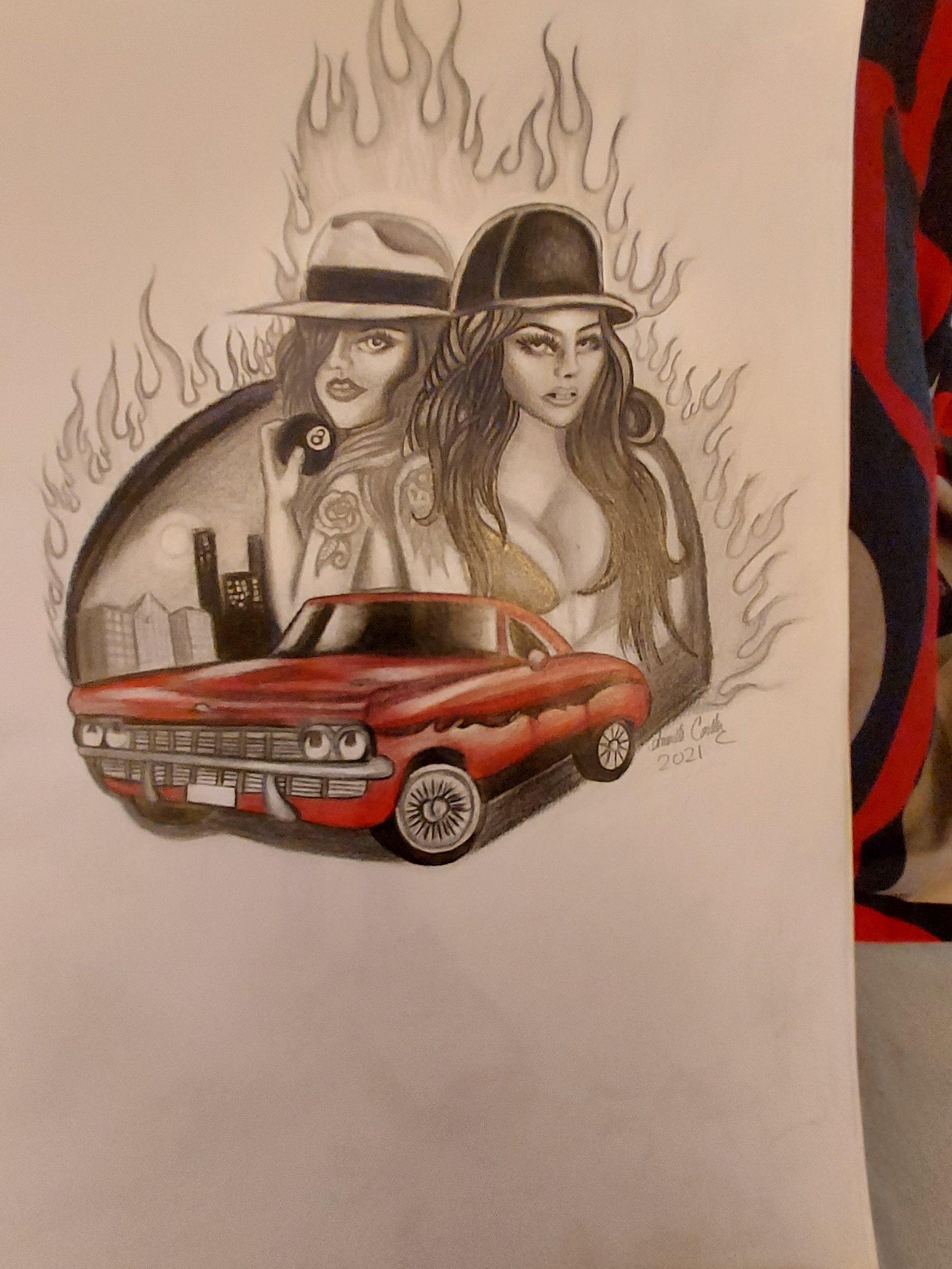 Drawing Lowrider Art 18 - fz9pemu