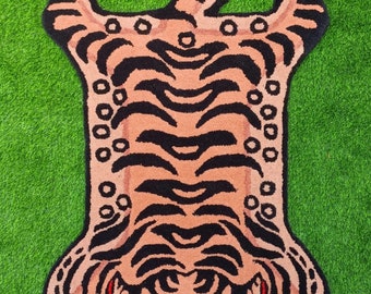 Tibetan Tiger Rug 3x5 feet Creative Pattern Carpet for Living Room and for Christmas gift and Home Décor