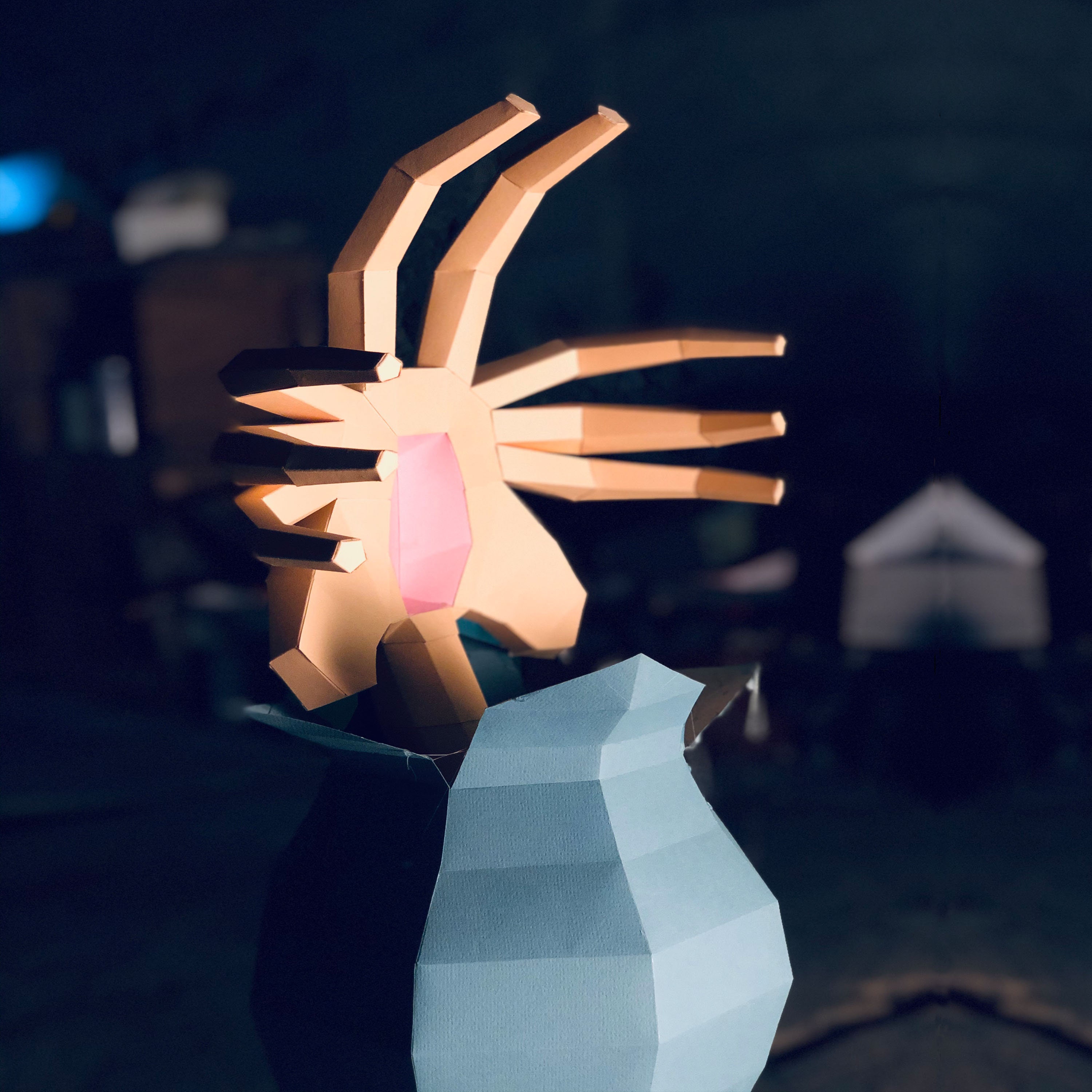 Alien Facehugger, DIY Alien Egg Facehugger, 3D Paper Model, Make Your