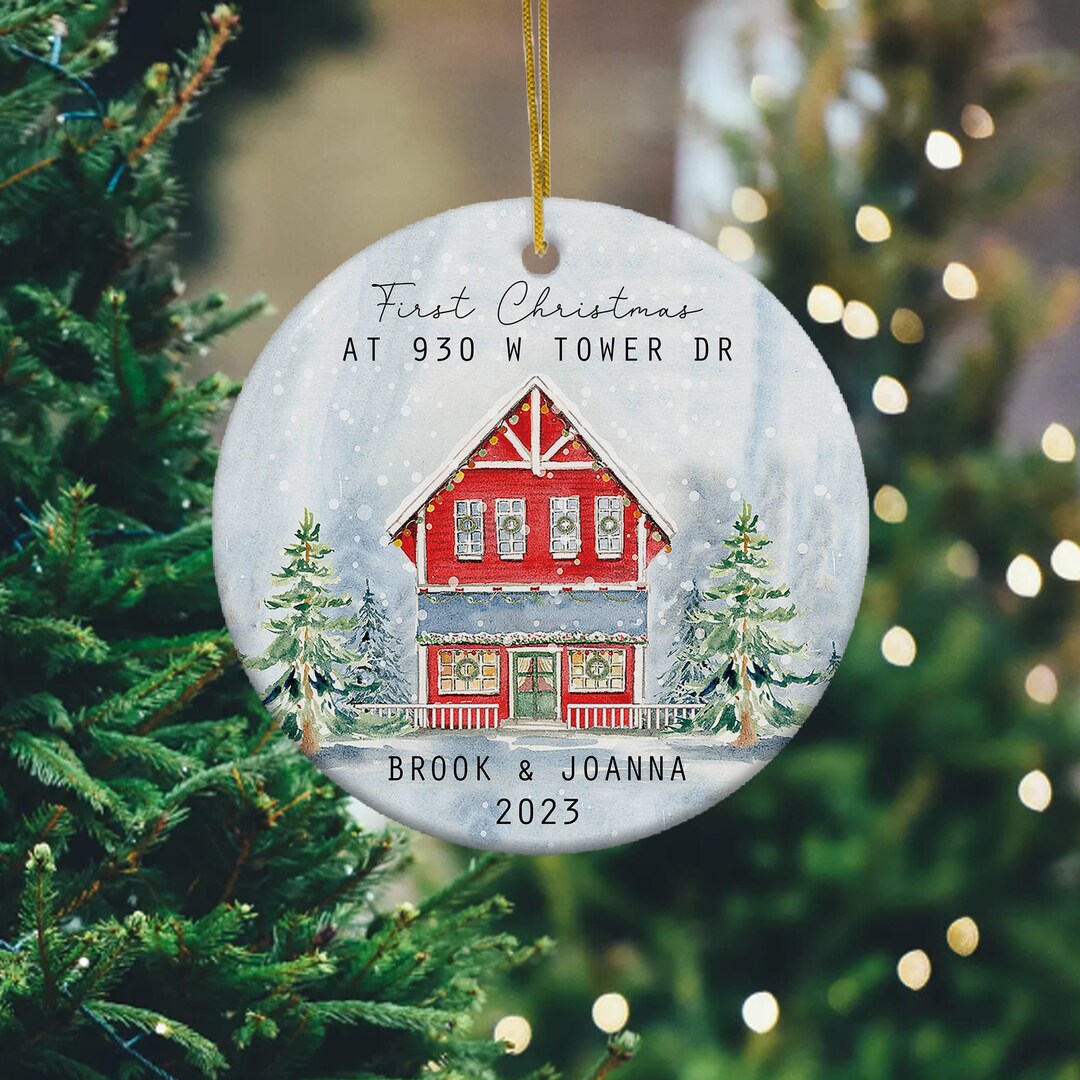 2024 New Home Christmas Ornament, 1st Christmas In Our New Home 2024, 2