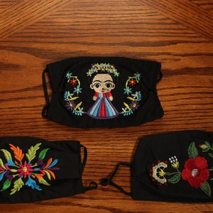 Embroidered Mexican Mask