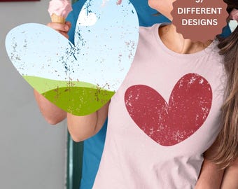 Distressed Canva Frames Vorlagen, 57 Formen Bundle (digitaler Download)