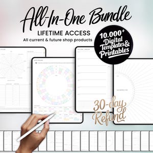 Digital Planner 2026 for GoodNotes iPad Android Notability | Entire Shop Bundle