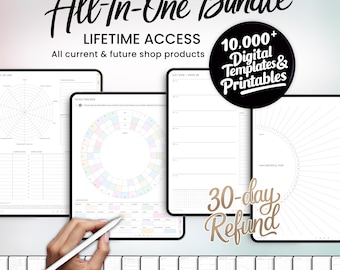 Digital Planner 2026 for GoodNotes iPad Android Notability | Entire Shop Bundle