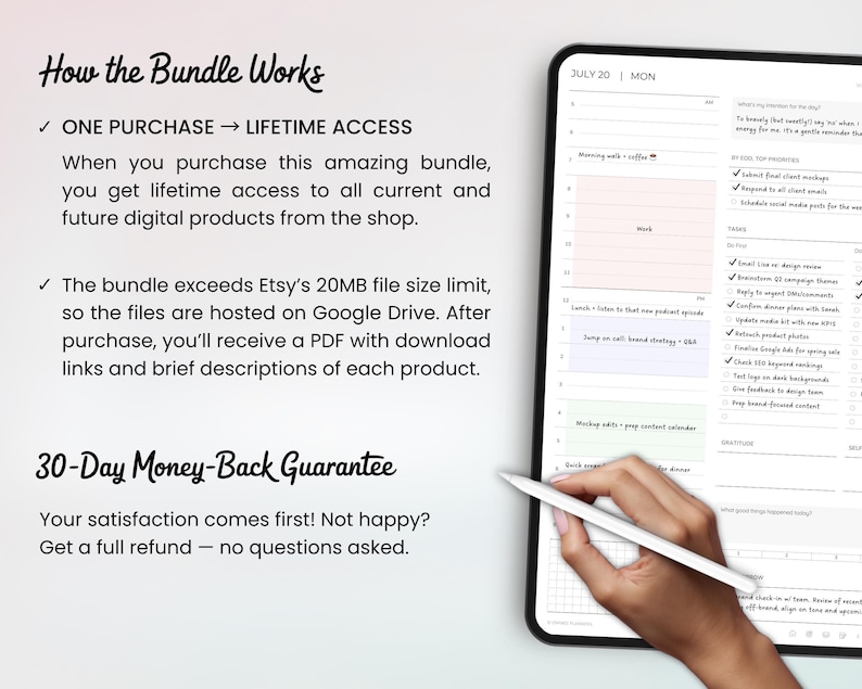 Digital Planner 2026 for GoodNotes iPad Android Notability | Entire Shop Bundle image 8