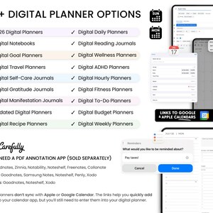 Digital Planner 2026 for GoodNotes iPad Android Notability | Entire Shop Bundle image 4