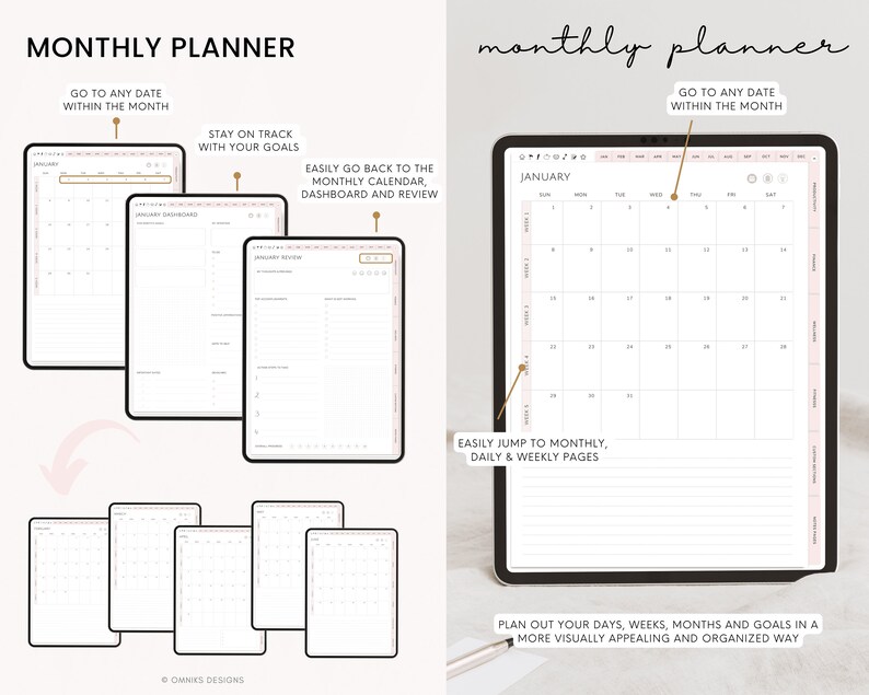 2023 Digital Planner Goodnotes Planner 2023 Planner Etsy