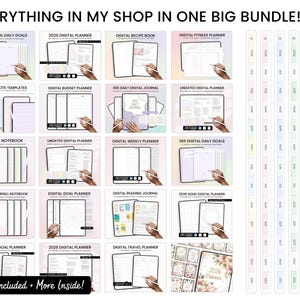 Digital Planner 2026 for GoodNotes iPad Android Notability | Entire Shop Bundle image 3