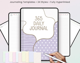 365-Day Digital Pages | Templates for GoodNotes, Notability, iPad, Tablet (PDF Download)