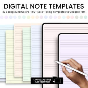 Digital Notebook: 105-Page Student Template Bundle for Goodnotes, Notability & Other Apps (iPad, Tablet)