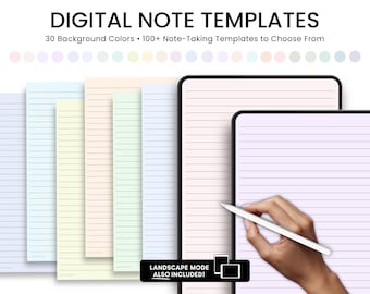 Goodnotes Notizbuch, Digitales Notizbuch, Goodnotes Vorlage, Studenten Planer, iPad Planer, Notability Planner, Vorlage für Studienanmerkungen
