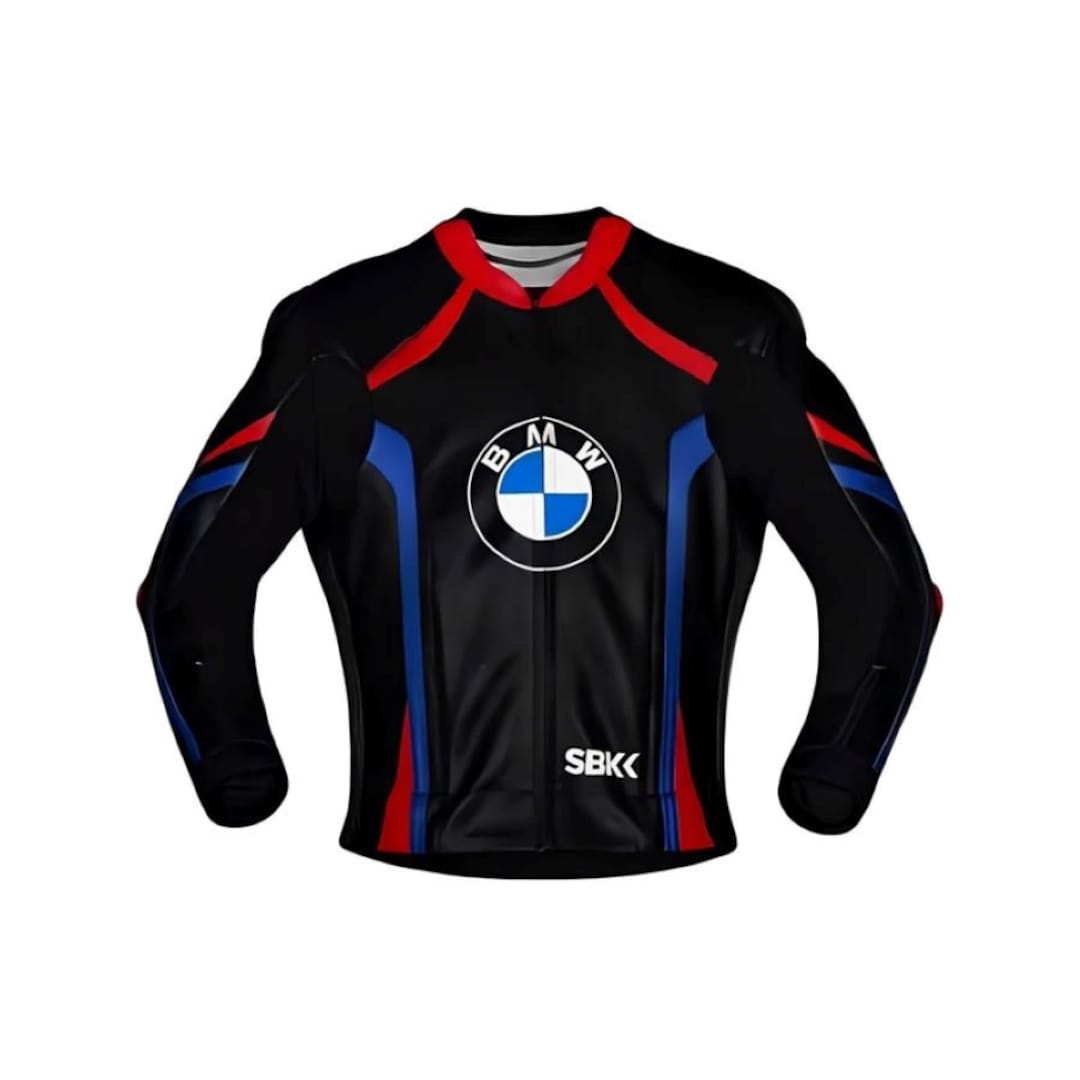 BMW Motogp Black Vintage Leather Jacket Motorcycle Racing Jacket Gift ...