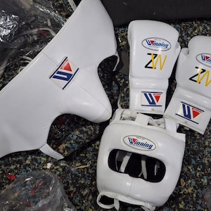 Custom Handmade WINING BOXING GLOVES, Wining Boxing Set, Special Birthday Gift, Anniversary Gift, Gift for him/her. Best Replica.