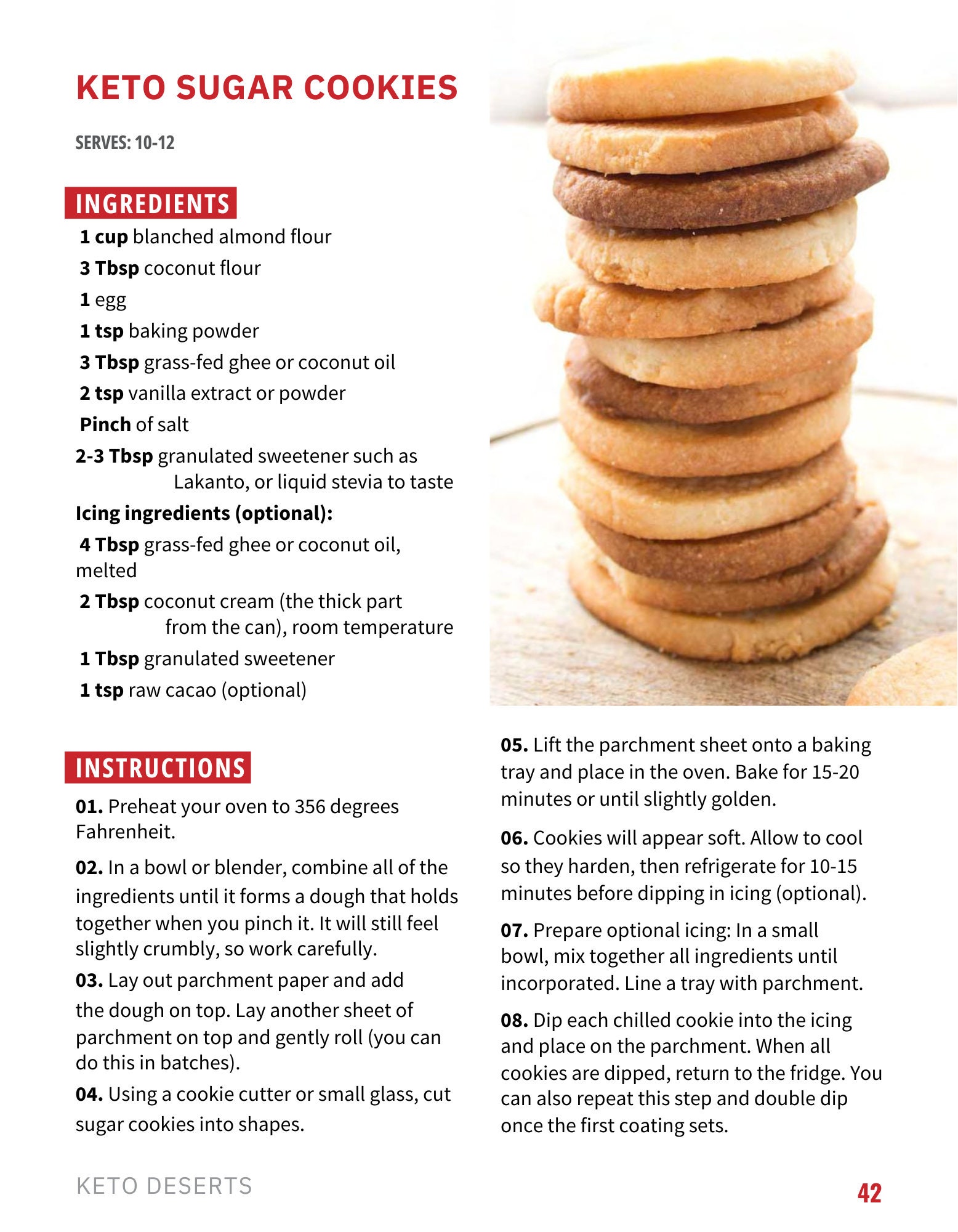 30 Keto Dessert Recipes,keto Planner, Low Carb Recipes, Printable Recipe Book, Easy Healthy ...