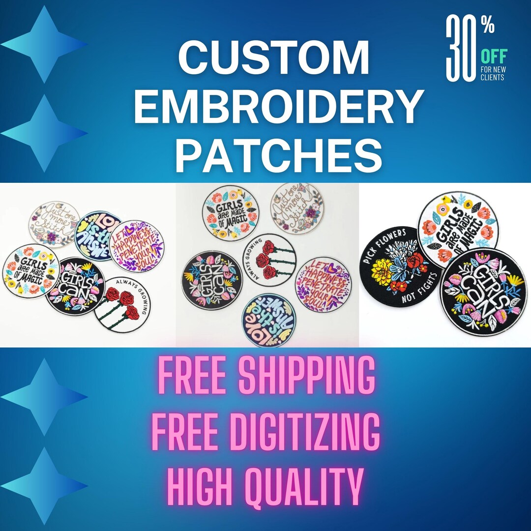Custom Embroidery Patches , Custom Logo Patches , Custom Iron on ...