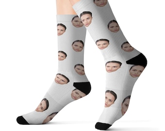 Custom Face Photo Socks, Portrait Socks | Personalized Photo Socks