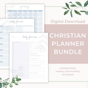Christian Planner Printable, Printable Calendar, Calendar Printable ...