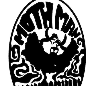 Mothman cryptid png alien ufo monster Halloween digital file
