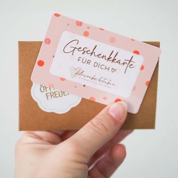 Etsy Gutschein von 30 bis 50 Euro Geschenk - Gutschein - für unseren Shop - Muttertag . Versand innerhalb 6 Std. Last Minute Geschenk