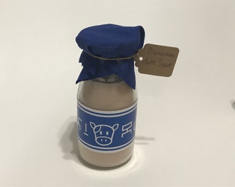 Lon-Lon Milk inspired candle (cinnamon latte scent)