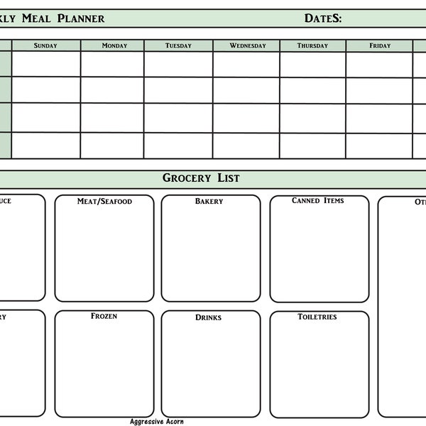 Healthy Habit Tracker Printable Daily/weekly Goal Accountability Simple ...