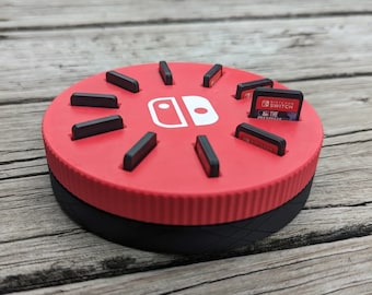 Cartridge Dispenser for Nintendo Switch Games, Carousel Organizer, Game Storage Holder
