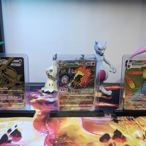 Suportes para cartões colecionáveis de carregador superior, suporte para cartões, display para cartões esportivos, suporte para cartões de mesa