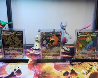 Stojak na karty kolekcjonerskie ładowany od góry: uchwyt stołowy