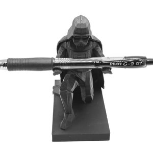 Darth Vader Pen or Vape Holder Star Wars Desk Organizer Office Accessory Decor Geeky Gift 3D Printed Gift Pen Stand Printable image 5