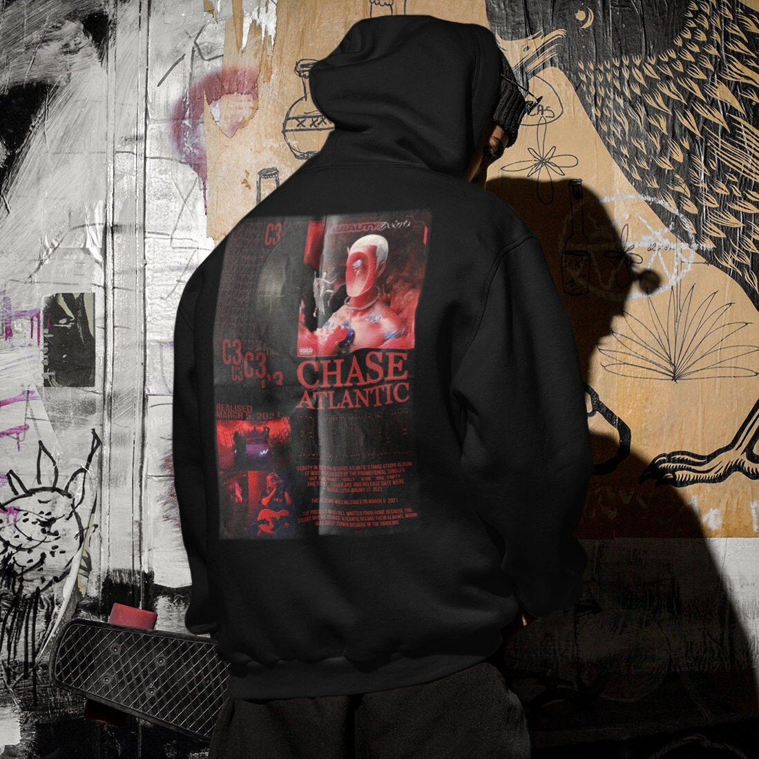 Chase Atlantic Hoodie - Beauty in Death Album Poster
