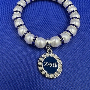 Made to Order Zeta Phi Beta Inspired Bracelet