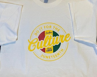 Juneteenth Crew Neck T-Shirt