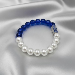 Pulsera inspirada en Zeta Phi Beta hecha a medida (7)
