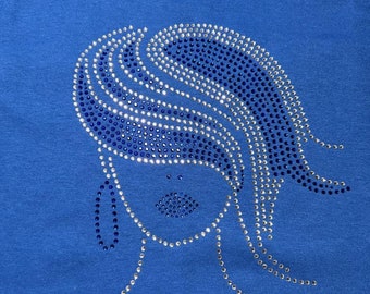 Rhinestone Zeta Phi Beta T-Shirt